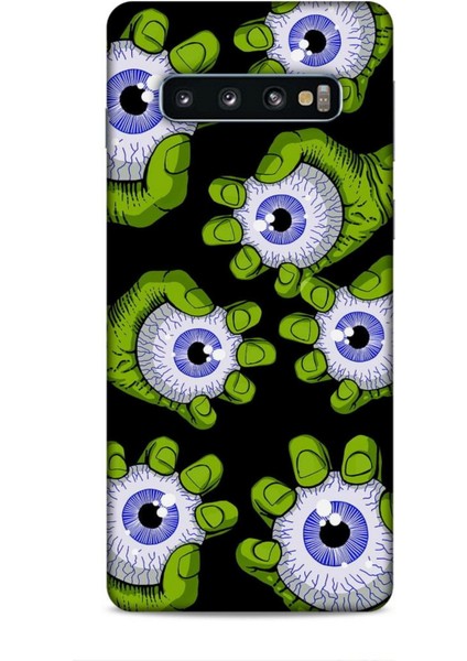 Samsung Galaxy S10 Kılıf Caliburn 23 Gözler Telefon Kabı