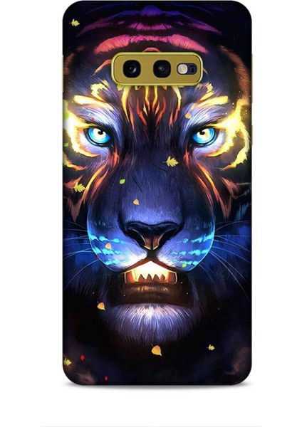 Samsung Galaxy S10E Kılıf Caliburn 12 Aslan Colorful Tasarım Kılıf