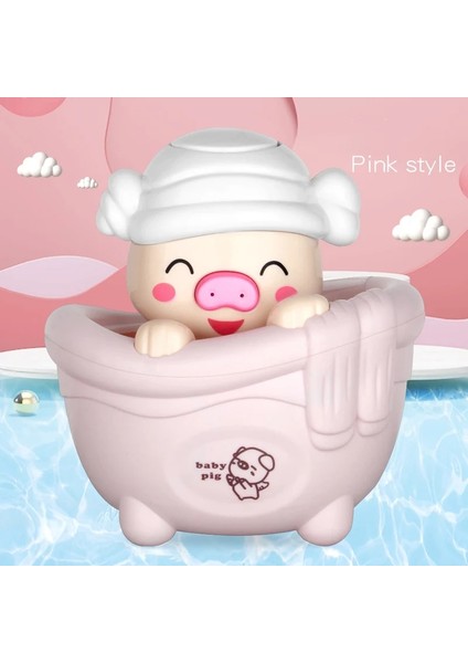 Pembe Domuz Stili Bebek Banyo Oyuncakları Hayvan Sevimli Karikatür Kaplumbağa Yengeç Klasik Bebek Su Oyuncak Bebek Yüzmek Zincir Clockwork Oyuncak Çocuk Için En Yeni (Yurt Dışından)