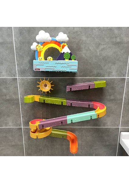 Sarı Ördek Stili Yeni Bebek Banyo Çocuk Oyuncakları Gökkuşağı Duş Boru Hattı Sarı Ördekler Slayt Parçaları Banyo Eğitici Su Oyunu Oyuncak Çocuklar Için Hediyeler (Yurt Dışından)