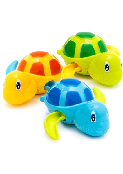 No.3 Tarzı Yeni Sevimli Karikatür Hayvan Kaplumbağa Klasik Bebek Su Oyuncak Bebek Yüzmek Kaplumbağa Yaralı Zincir Clockwork Çocuklar Plaj Banyo Oyuncakları (Yurt Dışından) indirimleri