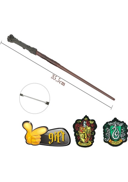 Harry Tarzı 27 Tür Çömlekçi Değneklerini Colsplay Metalıron Core Dumbledore Luna Değnek Kid Sihirli Değnek Hediye ile Kutu Yok Potter Prop (Yurt Dışından)