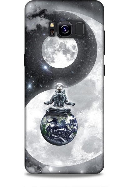 Samsung Galaxy S8 Kılıf Caliburn 3 Ayda Reiki Arka Kapak