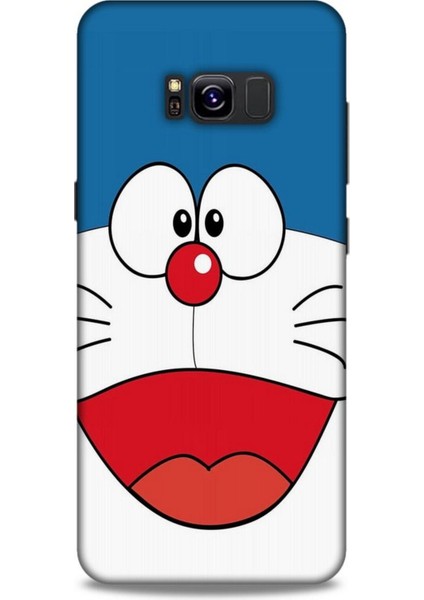 Samsung Galaxy S8 Plus Kılıf Caliburn 22 Mavi Beyaz Kap