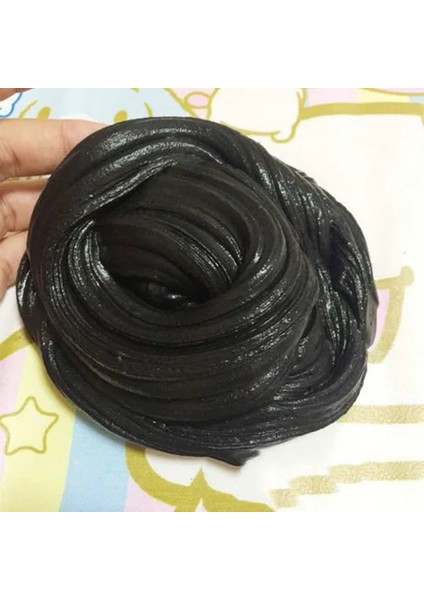 Siyah Stil 30G Büyük Paket El Sakız Oyun Hamuru Kabarık Balçık Floam Lizun Hafif Kil Modelleme Polimer Kil Kum Hamuru Kauçuk Çamur Oyuncaklar (Yurt Dışından)
