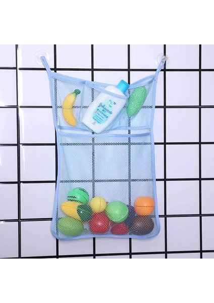 Gök Mavisi Tarzı Bebek Oyuncak Örgü Çanta Banyo Küvet Bebek Organizatör Emme Banyo Banyo Oyuncak Şeyler Net Bebek Çocuk Banyo Küvet Oyuncak Banyo Oyun Çantası Çocuklar (Yurt Dışından)