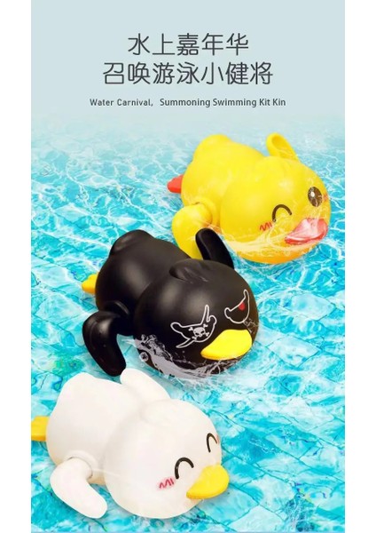 Sarı Stil Bebek Yunus Su Banyosu Oyuncak Sevimli Klasik Bebek Karikatür Hayvan Bebek Bebek Yüzmek Yaralı Zincir Clockwork Çocuklar Plaj Banyo Oyuncakları (Yurt Dışından)