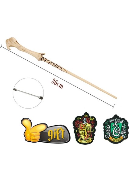 Harry Tarzı 27 Tür Çömlekçi Değneklerini Colsplay Metalıron Core Dumbledore Luna Değnek Kid Sihirli Değnek Hediye ile Kutu Yok Potter Prop (Yurt Dışından)