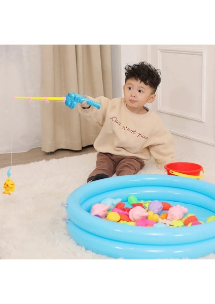 Küçük Boy 10 Adet Tarzı Çocuk Küvet Manyetik Balıkçılık Oyuncak Yüzme Yüzme Havuzu Suyu Yüzen Balık Oyuncak Ebeveyn-Çocuk Interaktif Oyuncaklar Oyun Bebek Oyuncakları (Yurt Dışından)