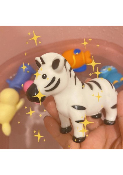 Random Stilinde Gönder Bebek Banyo Oyuncakları Güzel Karışık Hayvanlar Yüzme Su Oyuncakları Bebek Hediyeleri Için Renkli Yumuşak Kauçuk Şamandıra Squeeze Ses Banyo Oyuncak (Yurt Dışından)