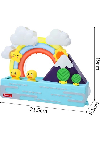Kutu Stili Olmadan 3 Adet Yeni Bebek Banyo Çocuk Oyuncakları Gökkuşağı Duş Boru Hattı Sarı Ördekler Slayt Parçaları Banyo Eğitici Su Oyunu Oyuncak Çocuklar Için Hediyeler (Yurt Dışından)