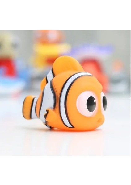 No.5 Tarzı Bebek Banyo Oyuncakları Bulma Nemo Dory Float Sprey Su Sıkma Oyuncaklar Yumuşak Kauçuk Banyo Oyun Hayvanlar Çocuklar Banyo Palyaço Balığı Oyuncak (Yurt Dışından)