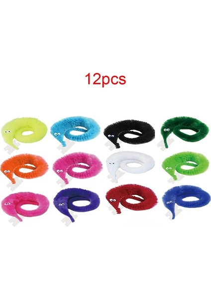 Resim Stili Olarak 12 Adet Bulanık Sihirli Solucan Trick Oyuncaklar Çocuklar Için Wiggly Bükülen Solucan Görünmez Bir Dize Karnaval Partisinde Çocuklara Yanadır Sihirli Sahne (Yurt Dışından)
