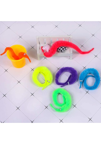 Resim Stili Olarak 12 Adet Bulanık Sihirli Solucan Trick Oyuncaklar Çocuklar Için Wiggly Bükülen Solucan Görünmez Bir Dize Karnaval Partisinde Çocuklara Yanadır Sihirli Sahne (Yurt Dışından)