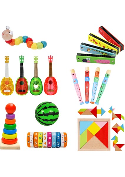 No.6 Tarzı 8 Ölçekli Oyuncak Ksilofon Montessori Eğitici Oyuncak Ahşap Sekiz Nota Tarzı Ksilofon Çocuk Çocuk Bebek Müzikal Komik Oyuncaklar Hediye (Yurt Dışından) indirimleri