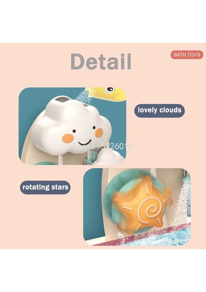 P Stili Bebek Banyo Oyuncakları Duş Sharkcrabstrack ile Etkileşimli Oyuncaklar Oyna Yüzme Su Oyunu Balıkçılık Havuzu Banyo Çocuklar Için Plaj Oyuncakları (Yurt Dışından)