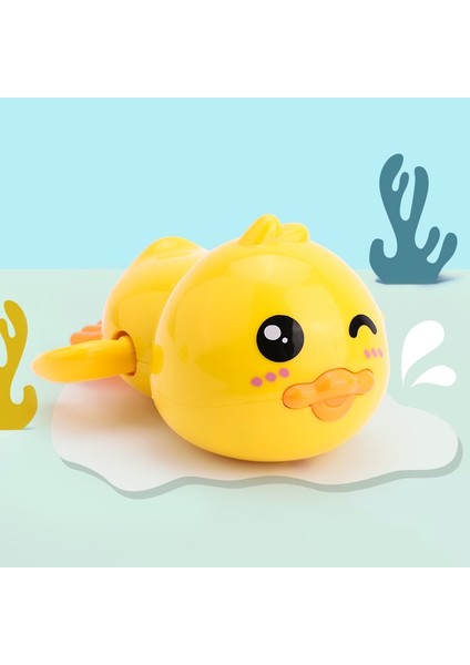 C Stili Bebek Banyo Oyuncak Çocuklar Sevimli Ördek Kürek Tekne Su Oyun Oyuncak Zincir Saat Oyuncak Banyo Plaj Yüzme Su Oyuncakları Çocuklar Hediye (Yurt Dışından)