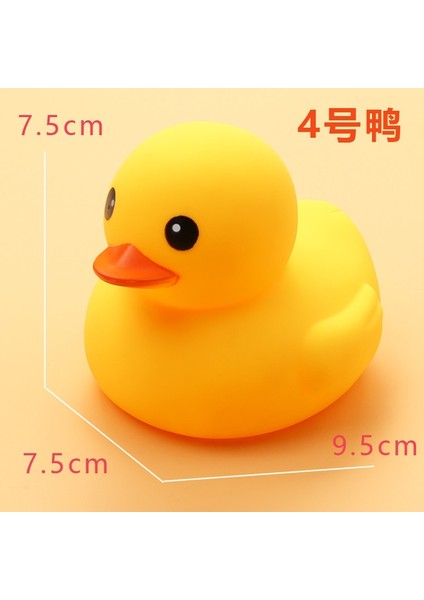 C Stili Yenidoğan Çocuklar Bebek Banyo Ördeği Oyuncaklar Hediye Banyo Kauçuk Büyük Sarı Ördek Banyo Su Oynarken Kawaii Squeeze Float Ördekler (Yurt Dışından)