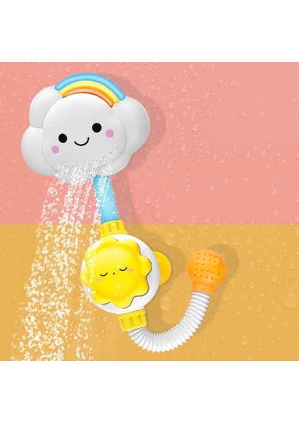 1 Adet Ördek Tarzı Yeni Banyo Oyuncakları Bebek Su Oyunu Bulutlar Modeli Musluk Duş Su Püskürtme Oyuncak Çocuklar Için Fışkırtma Yağmurlama Banyo Çocuklar Hediye (Yurt Dışından) modelleri