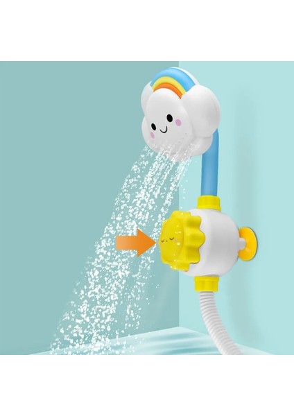 1 Adet Ördek Tarzı Yeni Banyo Oyuncakları Bebek Su Oyunu Bulutlar Modeli Musluk Duş Su Püskürtme Oyuncak Çocuklar Için Fışkırtma Yağmurlama Banyo Çocuklar Hediye (Yurt Dışından) fırsatları
