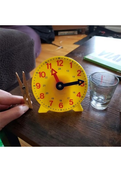 Montessori Öğrenci Öğrenme Saati Saat Öğretmen Dişli Saat 4 Inç Saat (Yurt Dışından)