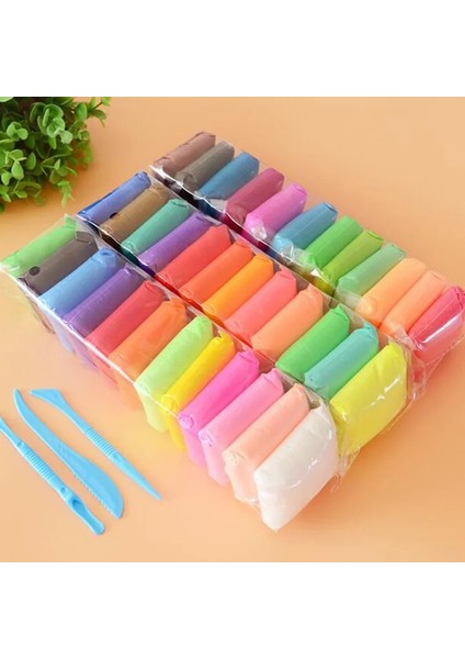 12 Renk Kil Stili Hava Kuru Hamuru Modelleme Kil Çocuklar Için Eğitici 5d Oyuncak Hediye Oynamak Dougolors Hafif Playdough Slimes Çocuklar Polimer (Yurt Dışından)