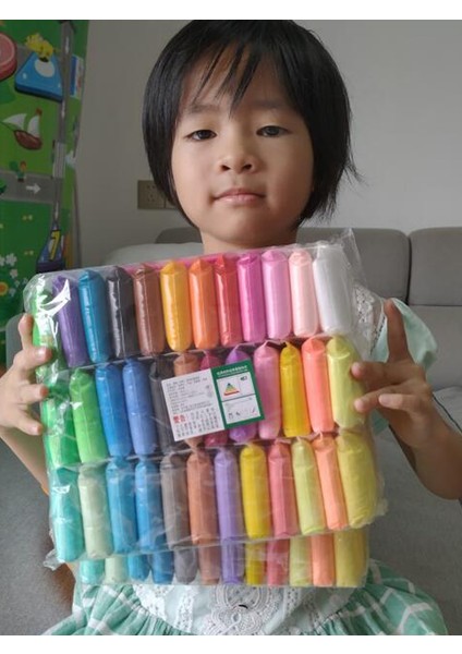 12 Renk Kil Stili Hava Kuru Hamuru Modelleme Kil Çocuklar Için Eğitici 5d Oyuncak Hediye Oynamak Dougolors Hafif Playdough Slimes Çocuklar Polimer (Yurt Dışından)