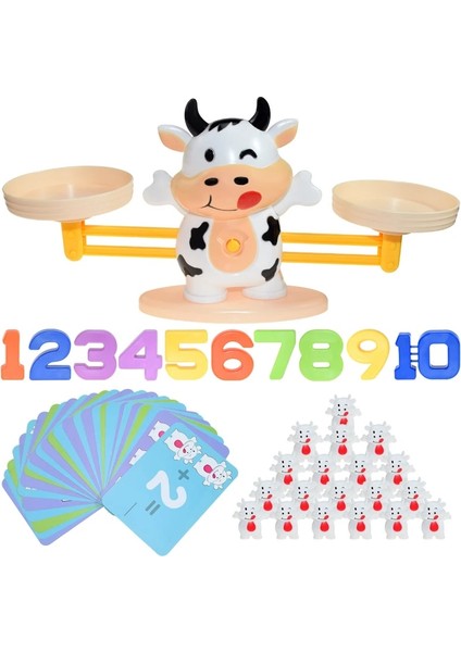 Inek Tarzı Montessori Matematik Oyuncak Dijital Maymun Denge Ölçeği Eğitici Matematik Penguen Dengeleme Ölçeği Numarası Masa Oyunu Çocuklar Öğrenme Oyuncaklar (Yurt Dışından)
