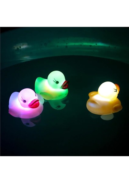 No.1 Tarzı Bebek Banyo Oyuncakları Çocuklar LED Aydınlatma Suda Yüzen Oyuncak Parlayan Plaj Oyuncakları Çocuklar Için Aydınlık Yüzmek Lastik Ördekler Oyuncaklar (Yurt Dışından) fırsatları