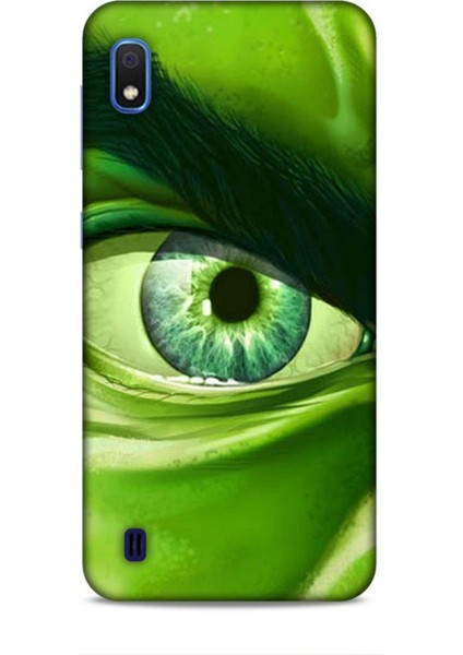 Samsung Galaxy A10 Kılıf Caliburn 29 Hulk Göz Makro Leke Tutmaz Kapak