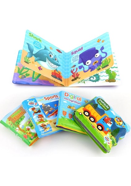 Deniz Dünyası Tarzı Banyo Kitapları Bebek Eğitim Oyuncak Zeka Gelişimi Dolappy Çiftliği Eva Plastik Yüzen Bebe Bebek Su Kitabı Oyuncakları (Yurt Dışından) modelleri