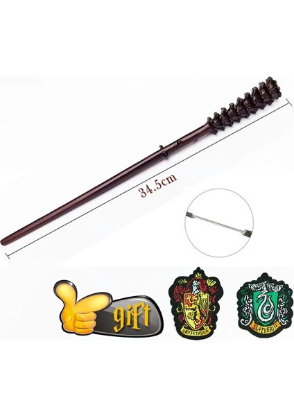 Fred Weasley Tarzı 27 Tür Çömlekçi Değneklerini Colsplay Metalıron Core Dumbledore Luna Değnek Kid Sihirli Değnek Hediye ile Kutu Yok Potter Prop (Yurt Dışından)