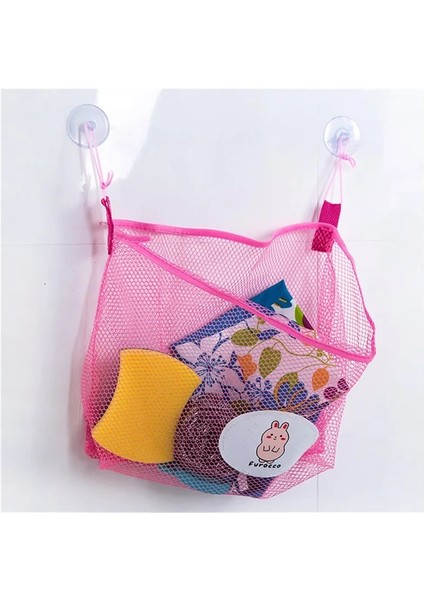 Pembe B Stili Bebek Banyo Örgü Çanta Banyo Oyuncakları Çanta Çocuk Sepeti Net Çocuk Oyunları Ağ Oyuncak Su Geçirmez Kumaş Kum Oyuncakları Plaj Depolama (Yurt Dışından)