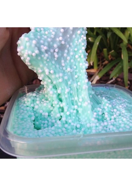 60ML Deepblue Stili 60ML Top Balçık Çamur Ilave Pamuk Charms Balçık Bulut Çamur Diy Plastik Musluk Fishballs Dekorasyon Oyuncak Squeeze Macun Kiti (Yurt Dışından)