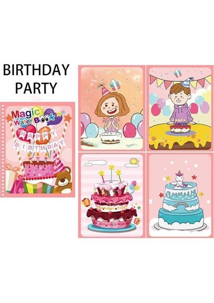 Doğum Günü Partisi Tarzı Büyülü Kitap Su Boyama Kitapları Çizim Karikatürleri Kitaplar Doodle Kalem Boyama Kurulu Çocuklar Için Hediye Erken Educationtoys (Yurt Dışından)