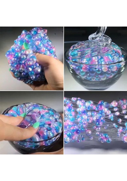 D Stili 60ML Kristal Jöle Kabarık Top Balçık Çamur Ilave Pamuk Charms Balçık Bulut Çamur Polimer Kil Hamuru Çocuklar Için Oyuncaklar (Yurt Dışından) fırsatları