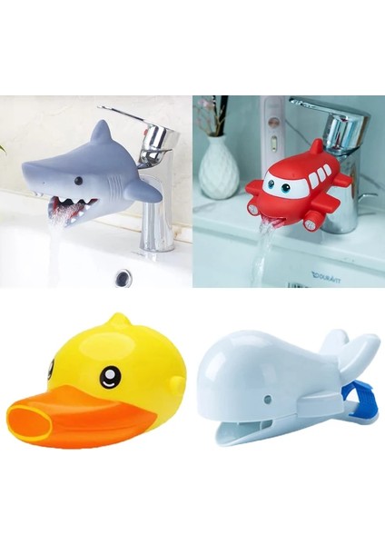 Sarı Karanlık Stil Sevimli Musluk Genişletici Çocuklar Için Bebek Su Tasarrufu Çocuklara Yardım Yıkama El Banyo Lavabo Mutfak Aksesuarları Su Dokunun Uzatma (Yurt Dışından)