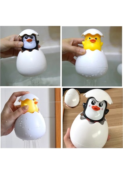 Kahverengi Timsah Stili Çocuklar Banyo Oyuncakları Bebek Sevimli Ördek Penguen Yumurta Su Sprey Yağmurlama Banyo Yağmurlama Oyuncaklar Plaj Duş Yüzme Yürüyor Oyuncaklar Hediye (Yurt Dışından) modelleri