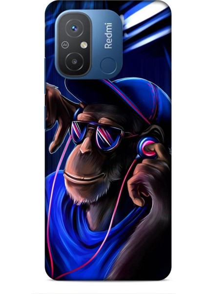 Realme C53 Kılıf Caliburn 20 Maymun Mavi Renkli Kılıf