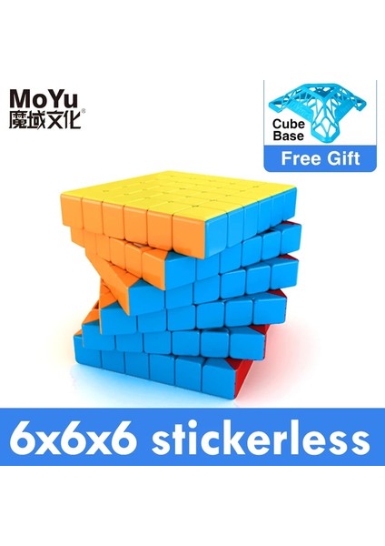 Meilong 6X6X6 Tarzı Moyu Sihirli Küp Hız 7x7 9x9 8x8 Küp Profesyonel Weilong Wr M Meilong Gts 3m Kiti 6x6 Küp Çocuklar Için Oyuncaklar Boys Puzzle (Yurt Dışından)