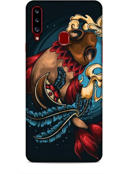 Samsung Galaxy A20S Kılıf Caliburn 18 Balık Parlak Kılıf