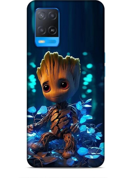 Oppo A54 Kılıf Caliburn 26 Bebek Groot Soft Kapak