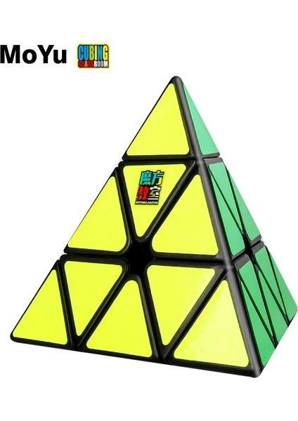 Etiketsiz Stil Moyu Meilong Piramit Sihirli Küp Mofangjiaoshi Jınzıta 3x3 Cubo Çıkartmalar Magico Bulmaca Küp Hediye Çocuk Oyuncakları Çocuklar Için (Yurt Dışından) fiyatları