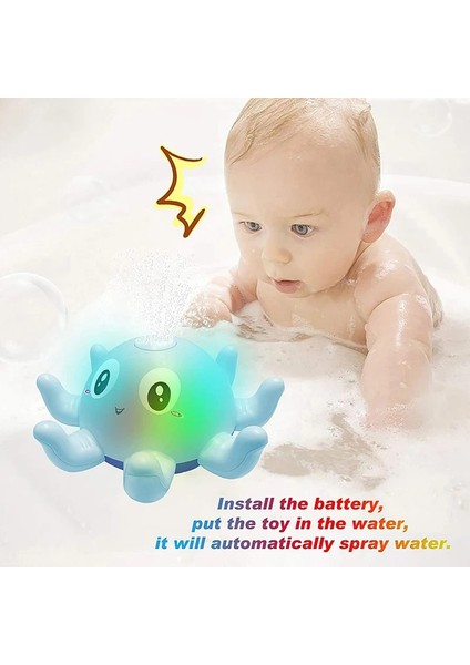 Darkblue Temel Box Stili Yok Bebek Banyo Oyuncakları Sprey Su Duş Banyo Oyuncakları Çocuklar Için Elektrikli Balina Banyo Topu Hafif Müzikli LED Işıklı Oyuncaklar Ool Küvet Oyuncak (Yurt Dışından) indirimleri