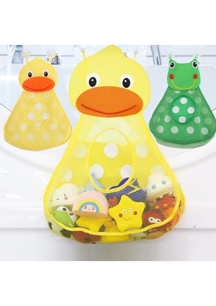 No.5 Tarzı Bebek Duş Banyo Oyuncakları Küçük Ördek Küçük Kurbağa Bebek Çocuk Oyuncak Depolama Güçlü Vantuzlu Örgü Oyuncak Çanta Net Banyo Organizatör (Yurt Dışından)