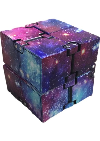 B Tarzı 1 Adet Galaxy Mini Abs Infinity Cube Stres Giderici Için Renkli 3D Bulmaca Oyuncaklar Çocuklar Için Yetişkinler Profesyonel Hız Küpü (Yurt Dışından)