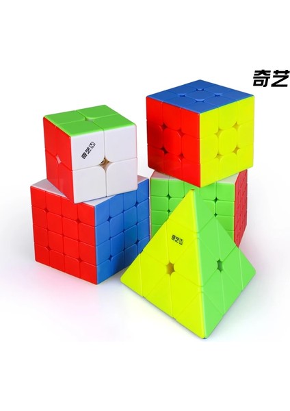 Piramit Çıkartmasız Stil 2020 Yeni Qiyi Ms Manyetik Serisi 2x2 3x3 4x4 5x5 Piramit Sihirli Küp Stickerless Hız Küpü Bükülen Bulmaca Eğitici Oyuncaklar (Yurt Dışından) fırsatları