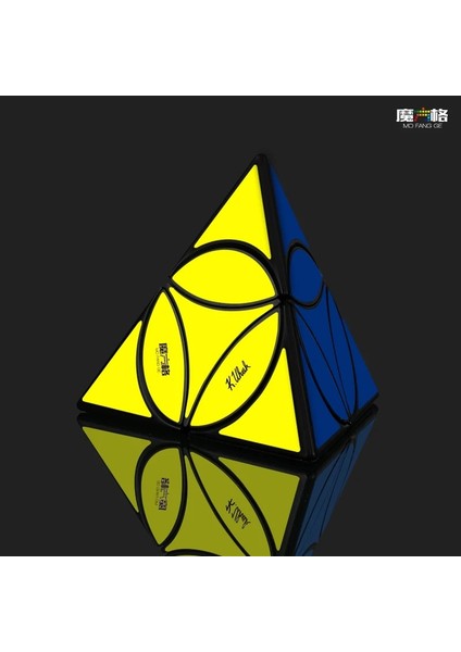 Siyah Stil Yeni Qiyi Coin Tetrahedron Piramit Hız Sihirli Küp Profesyonel Bulmaca Cubo Magico Educatio Para Koleksiyonu Zeka Oyunu (Yurt Dışından)