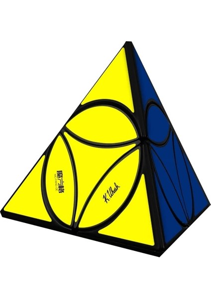 Siyah Stil Yeni Qiyi Coin Tetrahedron Piramit Hız Sihirli Küp Profesyonel Bulmaca Cubo Magico Educatio Para Koleksiyonu Zeka Oyunu (Yurt Dışından)