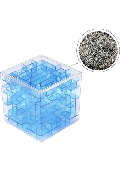 Mavi Stil 3D Meed Küp Labirent Oyuncak Sihirli Küp Bulmaca Oyunu Üç Boyutlu Labirent Haddeleme Topu Sihirli Öğrenme Oyuncaklar Çocuklar Için Yetişkin (Yurt Dışından) fırsatları